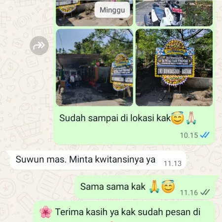 Pengiriman Papan Bunga Duka Cilodong