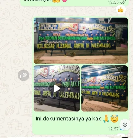 Pengiriman Papan Bunga Duka Cilodong