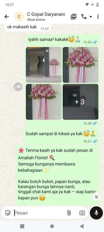 Pengiriman Karangan Bunga Cilodong